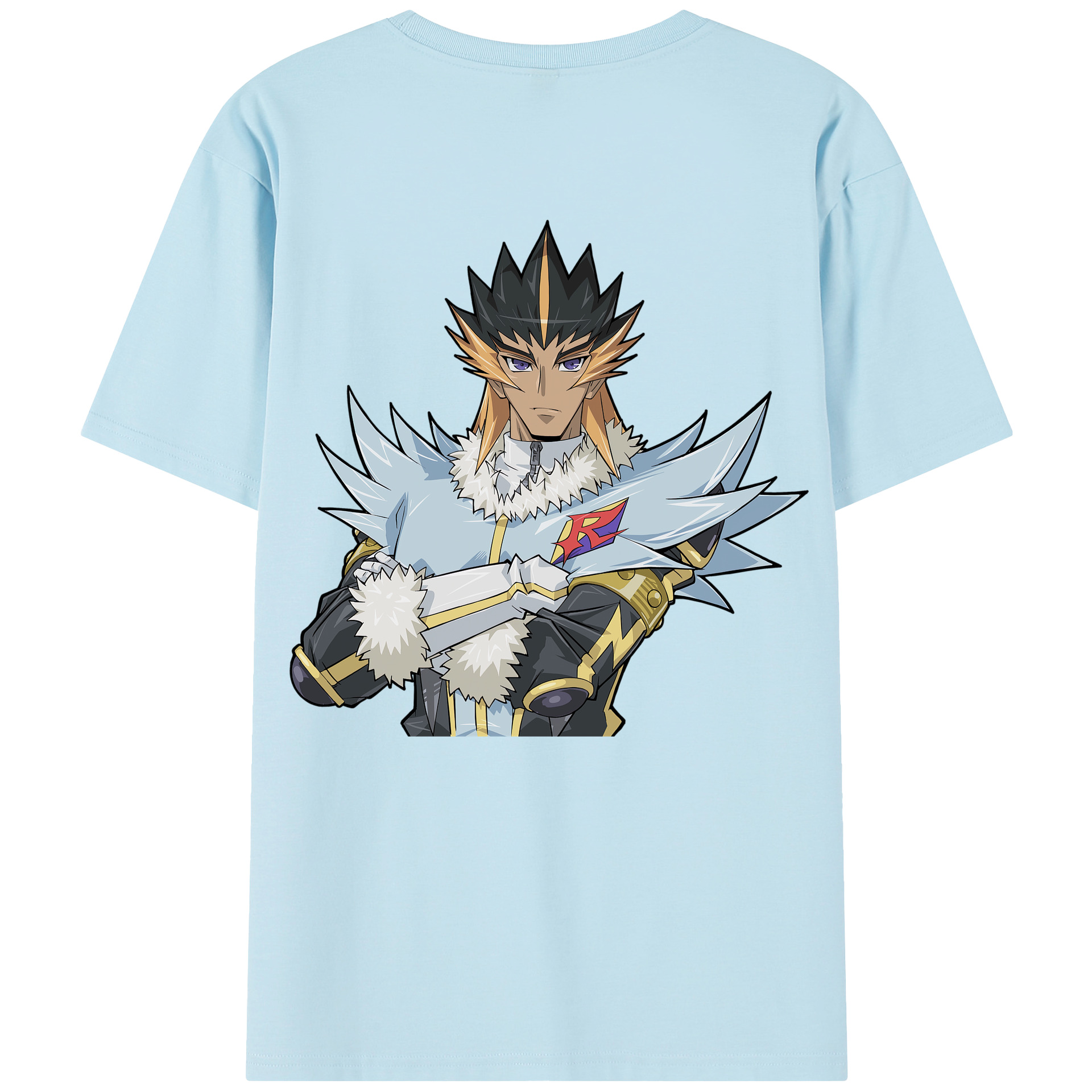 （画像用） 遊☆戯☆王 Yu-Gi-Oh! 綿100％半袖Tシャツ（背面プリント）
